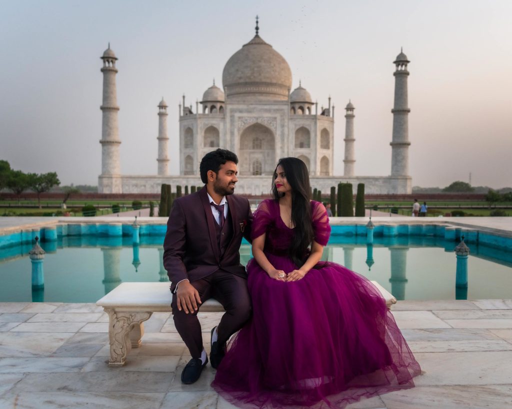 Taj Mahal Photo Shoot | Photo Shoot at Taj Mahal | Taj Mahal Pre wedding Shoot | Pre wedding shoot at Taj Mahal | Taj Mahal Couple Shoot | Harsh Agarwal Photography